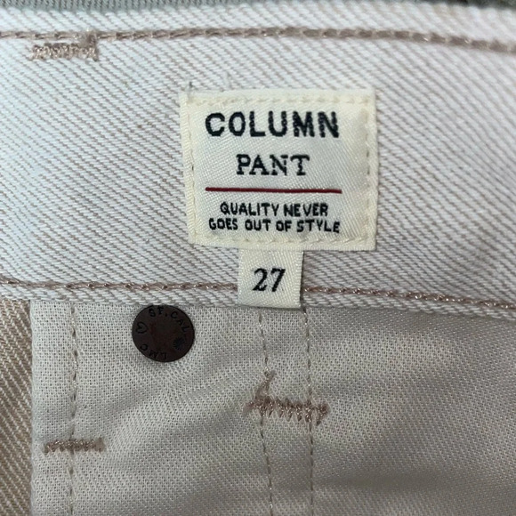 LEVI'S High-Rise Column Pink Denim Jeans Size 27 - Picture 12 of 15